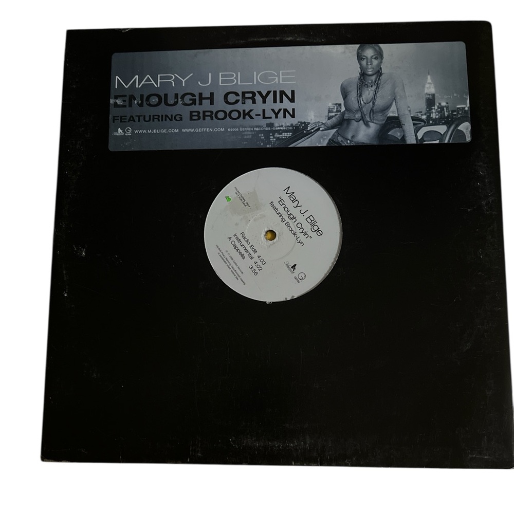 Mary J. Blige- Enough Cryin Vinyl - Picture 1 of 2